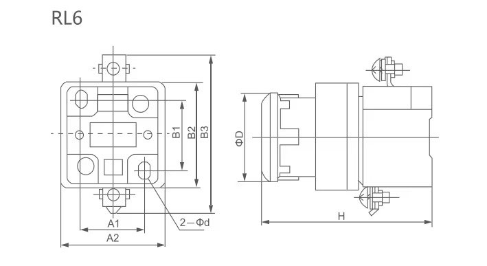500V 63A Ceramic Fuse Base