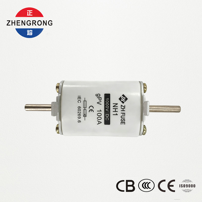 PV DC Sigorta NH1 100A 1000V | CE ve IEC 60269.6 Güneş Panelleri için Onaylandı