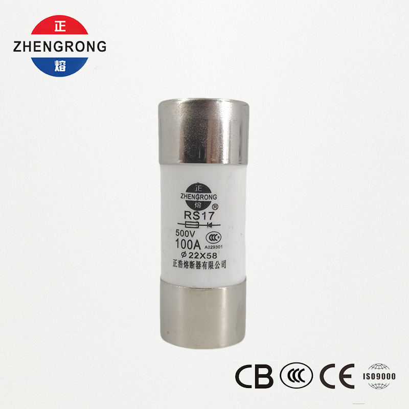 RS17 100A 500V Silindirik Hızlı Etkili Sigorta | 22*58mm | CCC Sertifikalı