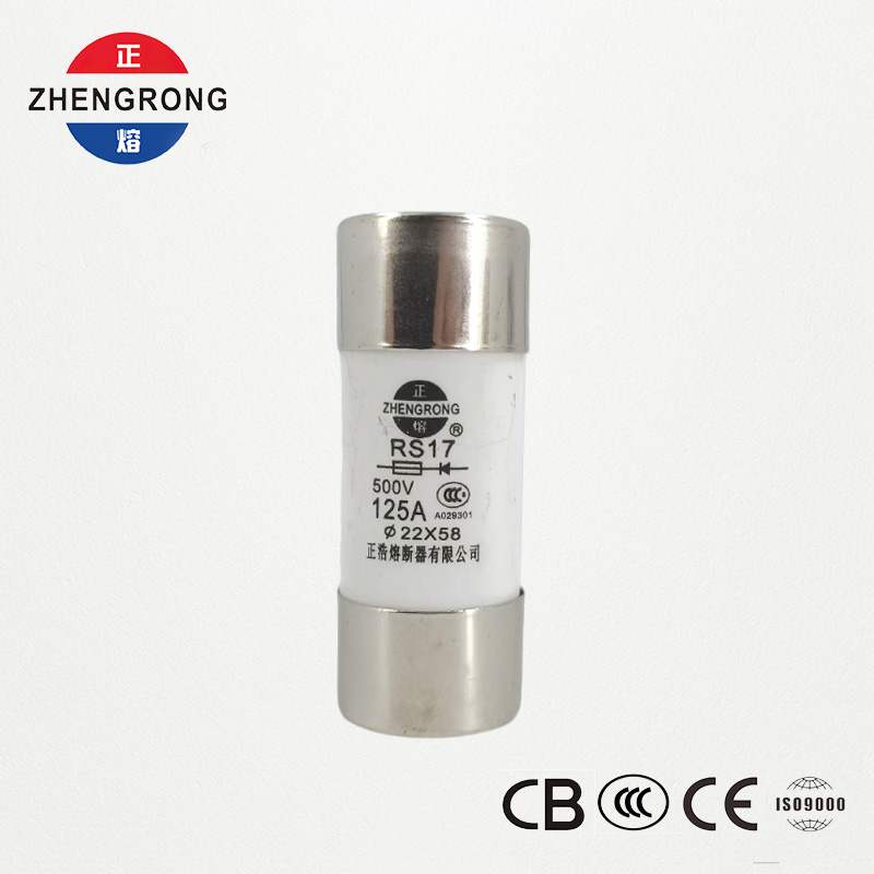 RS17 125A 500V Silindirik Hızlı Etkili Sigorta | 22*58mm | CCC Sertifikalı