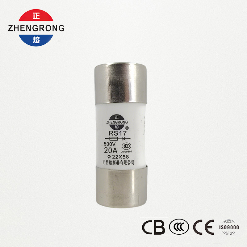 RS17 20A 500V Silindirik Hızlı Etkili Sigorta | 22*58mm | CCC Sertifikalı