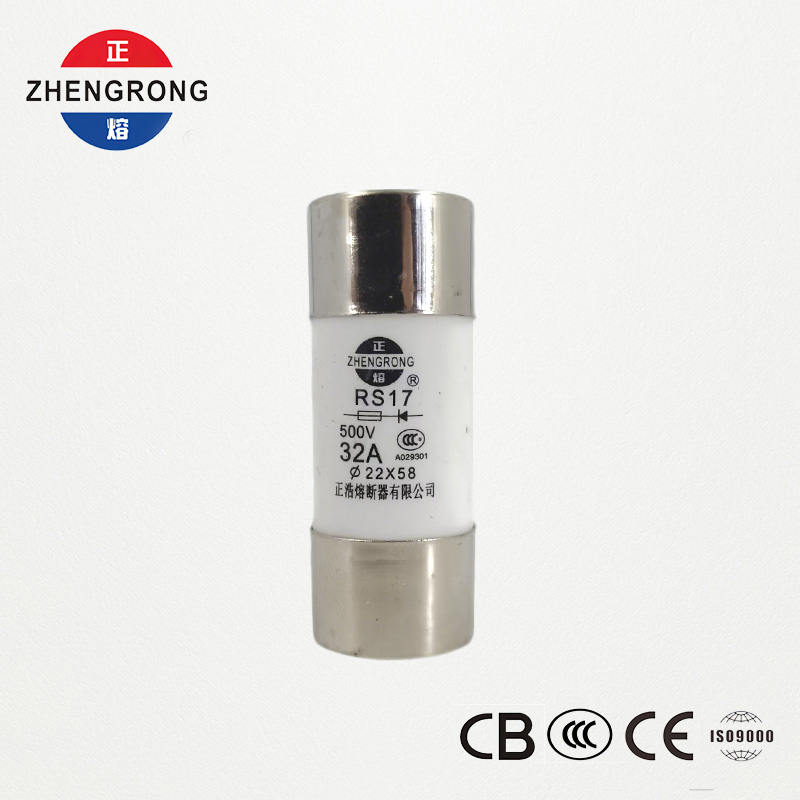 RS17 32A 500V Silindirik Hızlı Etkili Sigorta | 22*58mm | CCC Sertifikalı