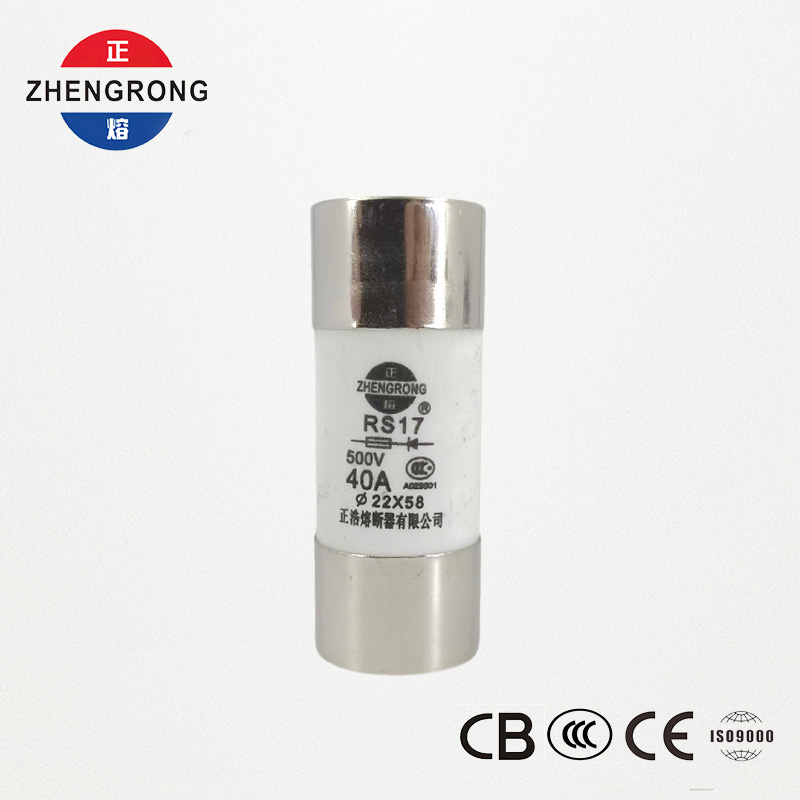 RS17 40A 500V Silindirik Hızlı Etkili Sigorta | 22*58mm | CCC Sertifikalı