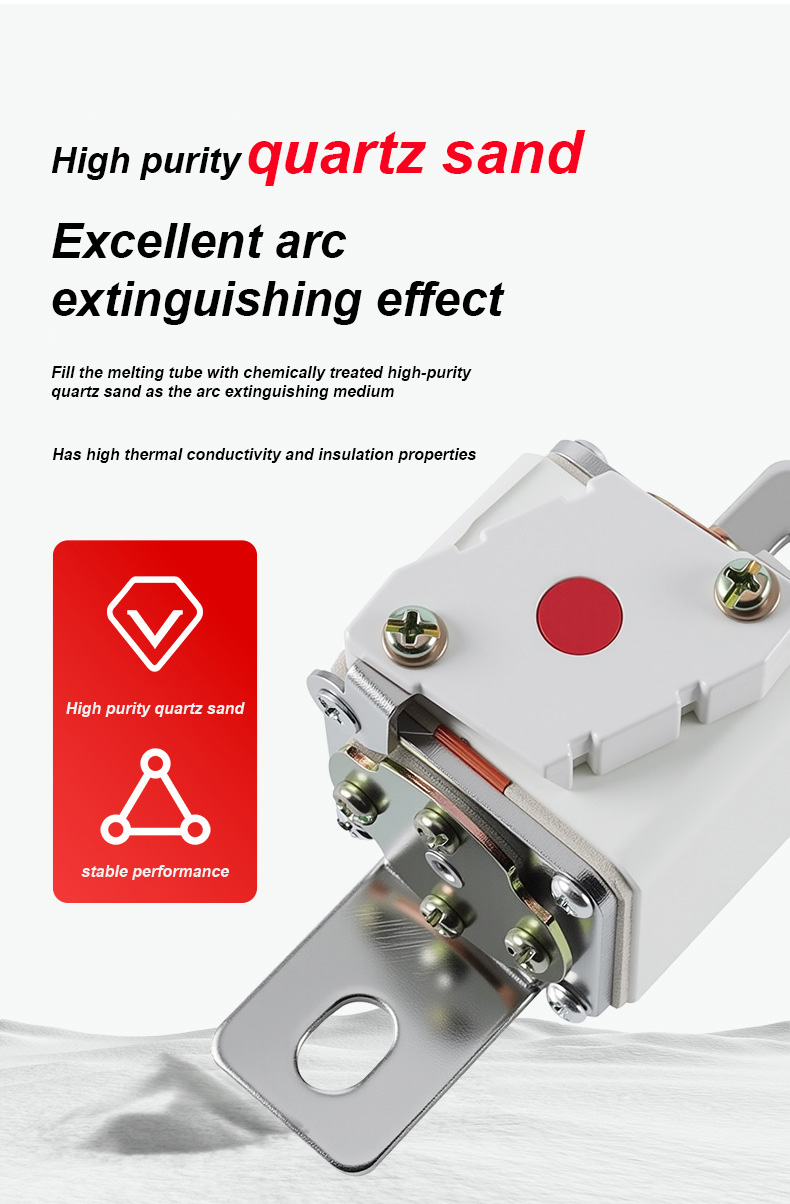 RSF-1K 500V-315A BC100KA sigorta Bağlantıları