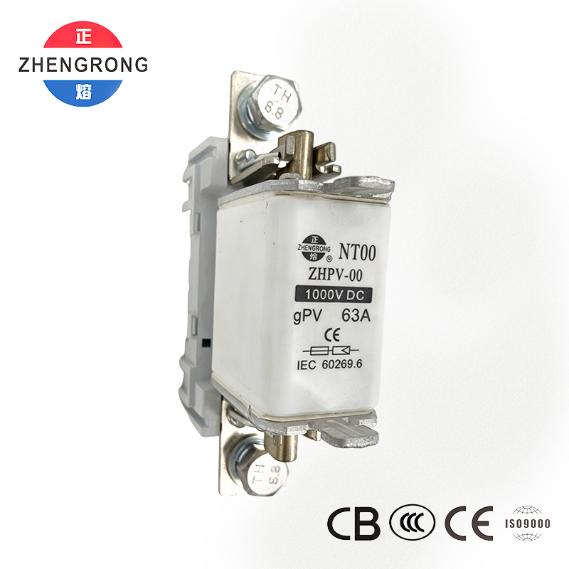 ZHPV-00 63A 1000V DC Fotovoltaik Koruma Sigortası - CE Sertifikalı